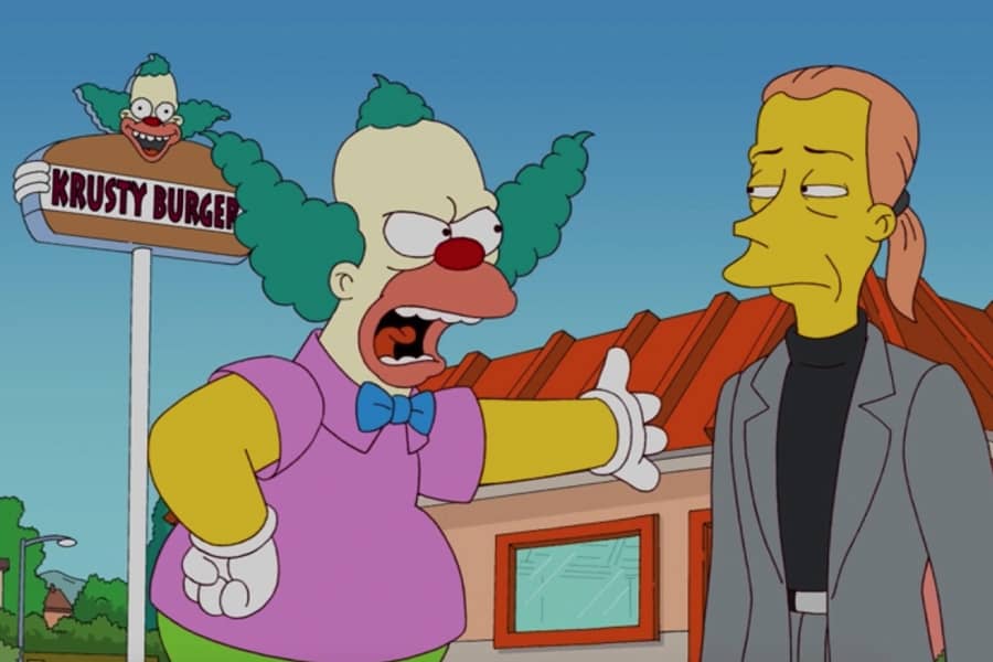 Krusty yelling at Desmond