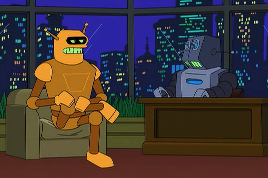 Humorbot interviews Calculon