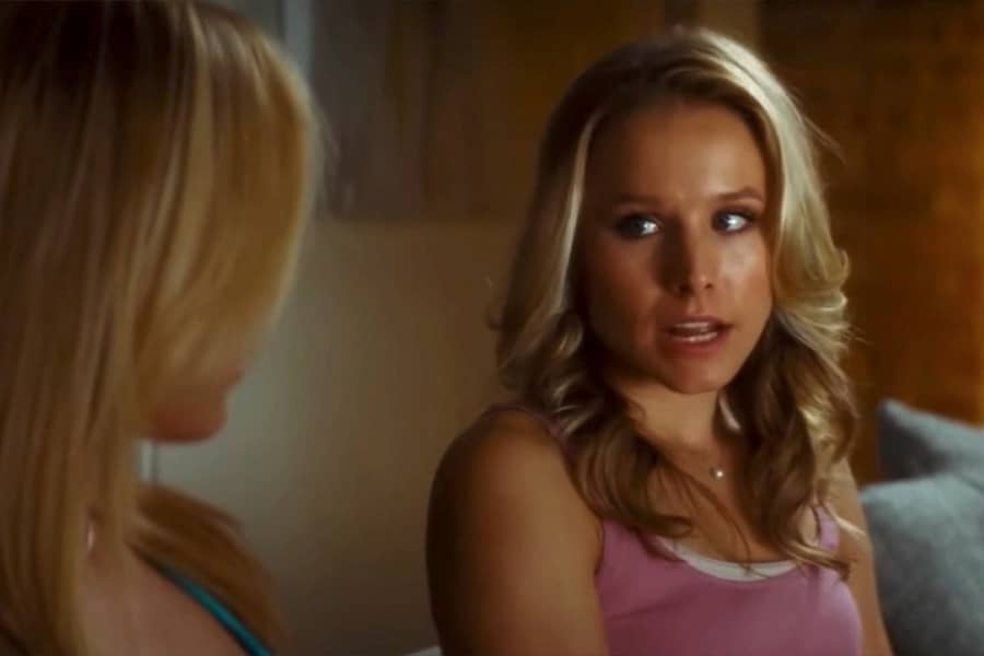 Kristen Bell talking