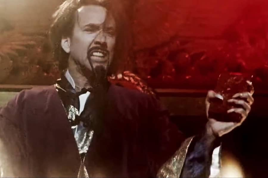 Nicolas Cage as Fu Manchu